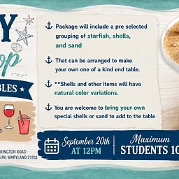 Epoxy Workshop – Nautical Themed End Table *Sept. 20th* 12pm