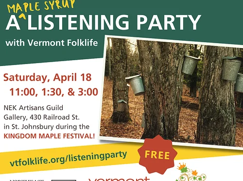 Sweetest Joys Indeed - A Sugaring-themed Listening Party at the Kingdom Maple Festival