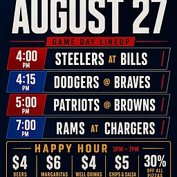 Thursday Game Day at Sage Whittier | NFL + Dodgers