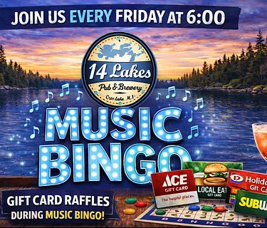 Music Bingo & Gift Card Raffle