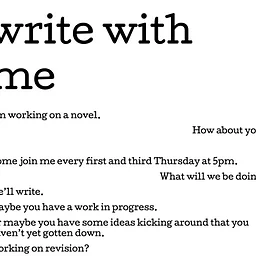write with me (a writing circle)