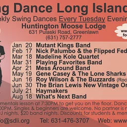 Swing Dance Long Island presents the What’s Next Band and an Evening of Dancing