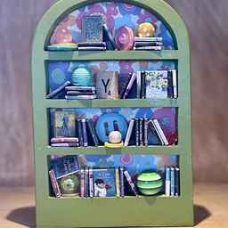 Create your own mini bookshelf with Jess Paris!