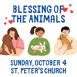 Blessing of the Animals at St Peter's Church