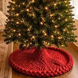 DIY Chunky Knit Christmas Tree Skirt Workshop (11/4/26 - Derry)