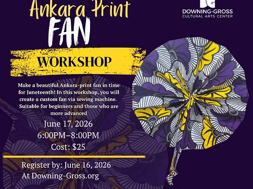 Ankara Print Fan Workshop