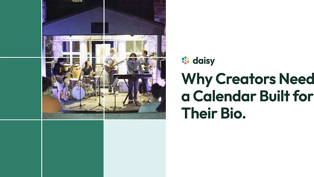 Why Creators Need a Calendar Built for Their Bio.