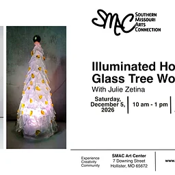 Illuminated Holiday Glass Tree Workshop with Julie Zetina