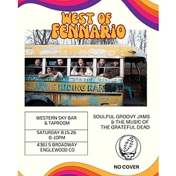 Live music at Western Sky: West of Fennario