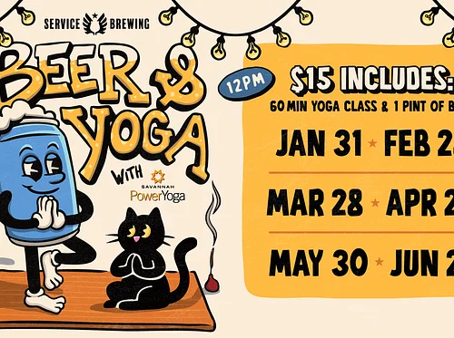 Beer & Yoga – Last Saturday of Every Month