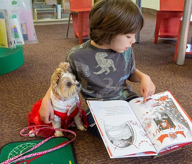 Paws to Read at Logan Heights Library