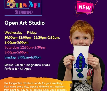 Open Art Studio: Glitter and Glue
