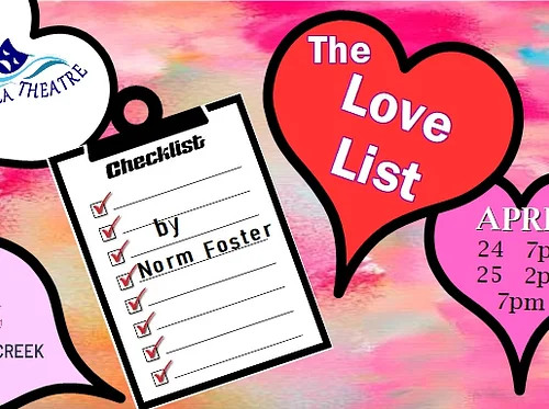 Lakes Area Theatre Show – “The Love List”