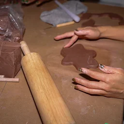 Play With Clay, Collage & Charcoal