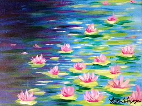 Paint & Sip ft. Monet’s Water Lillies