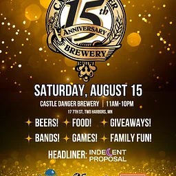 Castle Danger Brewery's 15th Golden Anniversary