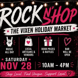 ROCK N’ SHOP – THE VIXEN HOLIDAY MARKET