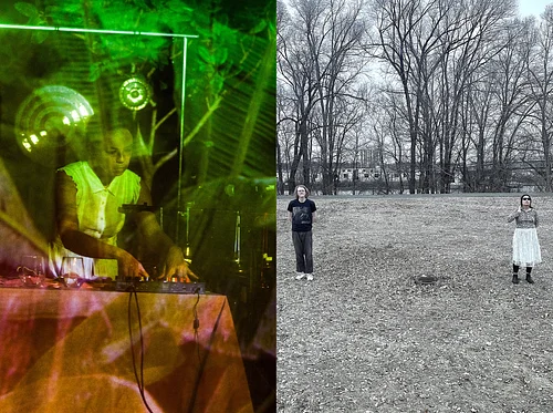 Mary Prescott w/ Green Button