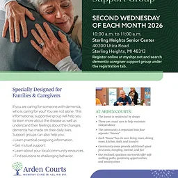 Arden Courts at Sterling Heights: Dementia Caregiver Support Group