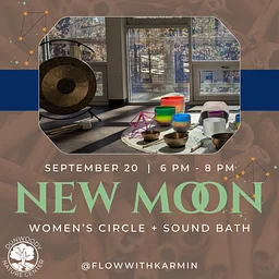 New Moon Women’s Circle & Sound Bath