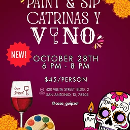 Paint & Sip: Catrinas y Vino 🍷💀🎨