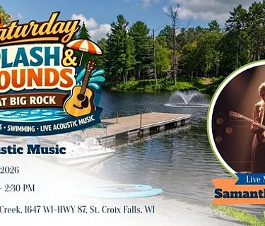 Saturday Splash & Sounds featuring Live Music by Samantha Grimes