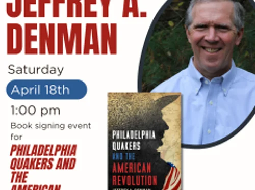 Author Jeffrey A. Denman at Lahaska Bookshop