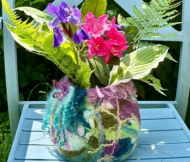 Wet Wool Felted Vessel Workshop