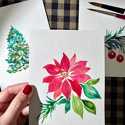 Holiday Botanicals Watercolor Workshop