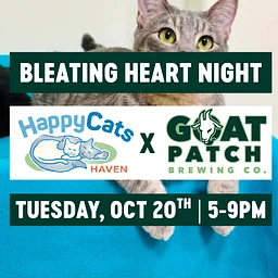 Bleating Heart Night: Happy Cats Haven
