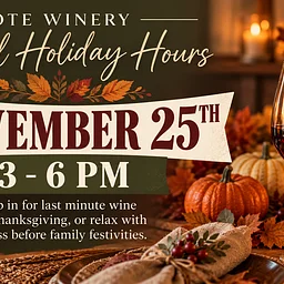 Special Holiday Hours @ Cote Winery