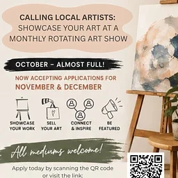 Artist call for monthly rotating gallery