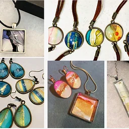 Alcohol Ink Jewelry with Julie Tibus