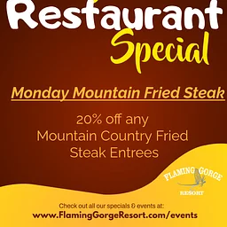 Restaurant Special – Mountain Fried Steak