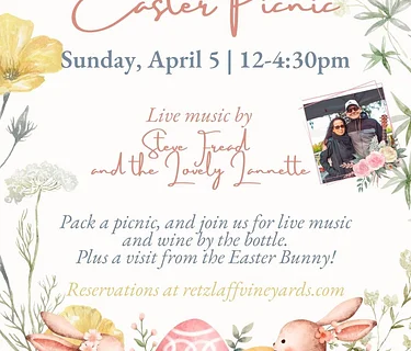 Celebrate Easter at Retzlaff – Live Music by Steve & Lanette Fread