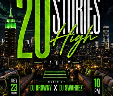 NYC BOLLYWOOD PARTY 20 STORIES HIGH @230 FIFTH ROOFTOP BAR
