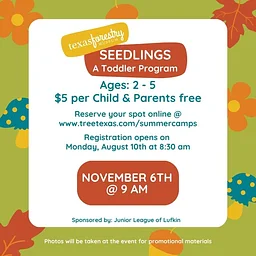 Seedlings: November 6th at 9:00 am