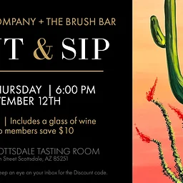 Aridus x Brush Bar Paint & Sip