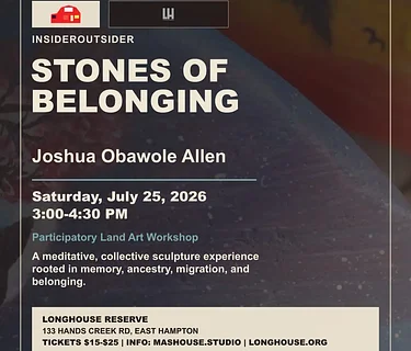 Partnership Program: InsiderOutsider: Joshua Obawole Allen at LongHouse Reserve