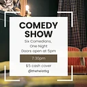 comedy show - $5 cash cover
