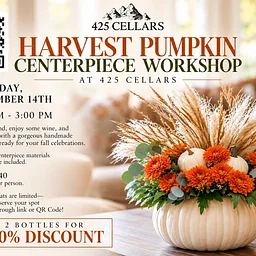 Harvest Pumpkin Centerpiece Workshop