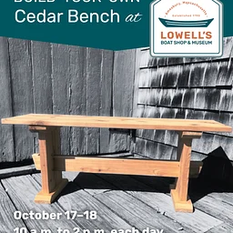 TO BE RESCHEDULED: Build-Your-Own Cedar Bench