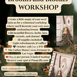 Pinup Ally: Brooms & Blooms Workshop