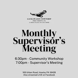 Supervisor’s Monthly Meeting