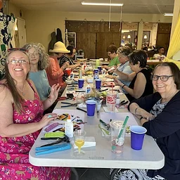 Sip and Snip, Fused Glass Open Studio
