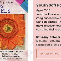 YOUTH WORKSHOP: "Soft Pastels with Jona Brown" @ Kaddatz Galleries, Fergus Falls