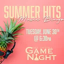 Summer Hits Music Bingo