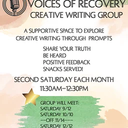 Voices of Recovery (Every Second Saturday of the Month 11:30am)