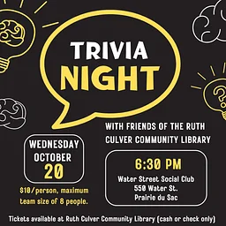 Trivia with Friends of the Ruth Culver Community Library