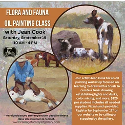 Flora and Fauna Oil Painting Class with Jean Cook